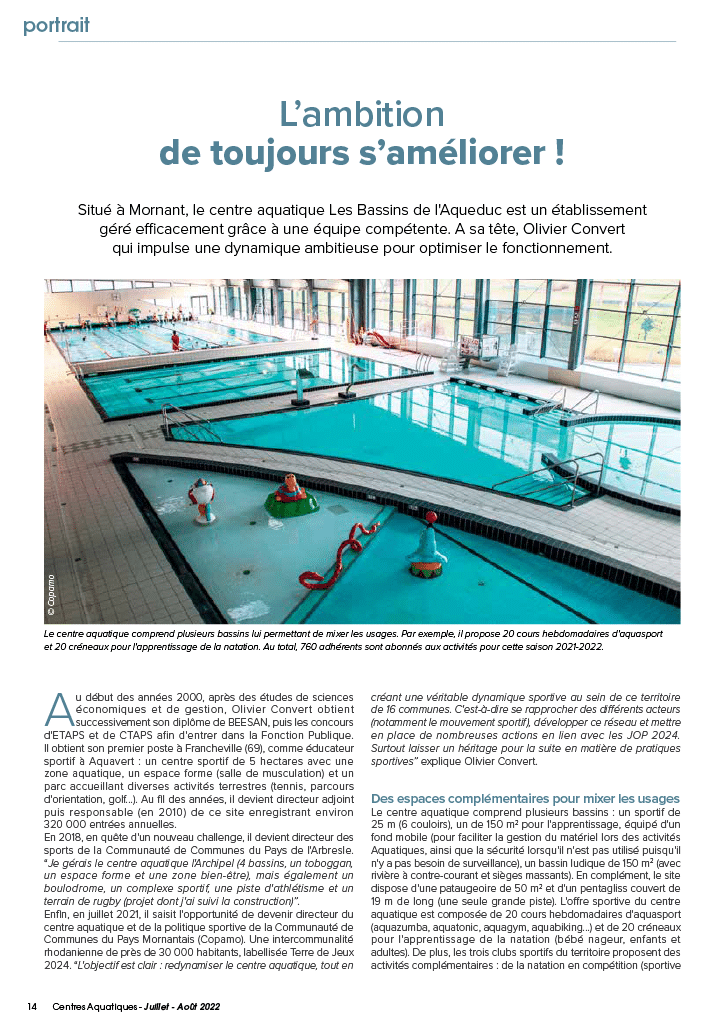 centres aquatiques magazine